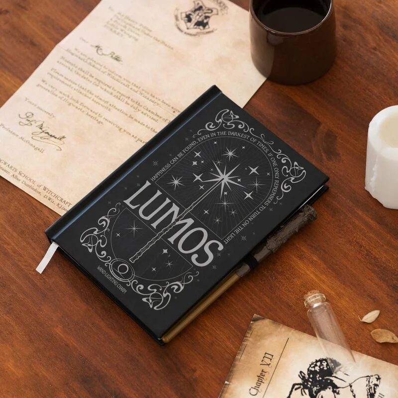 Cuaderno A5 Premium Led + Boligrafo Lumos Harry Potter - Image 5