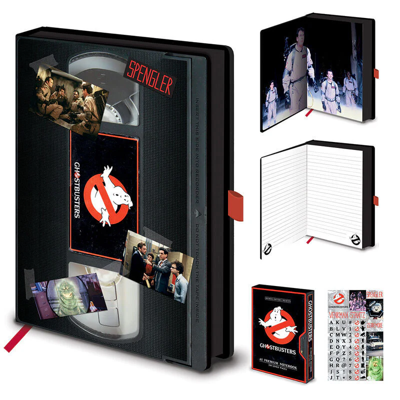 Cuaderno A5 Premium Vhs Los Cazafantasmas