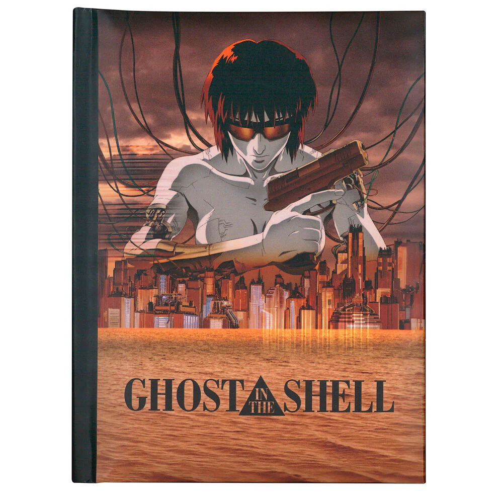 Cuaderno Con Luz City Ghost In The Shell