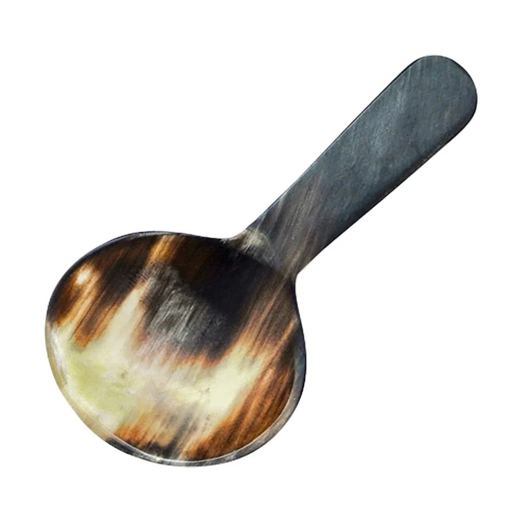 Cuchara Medieval de Cuerno de Buey Tallada a Mano en Cuerno de Origen Ético - Image 4