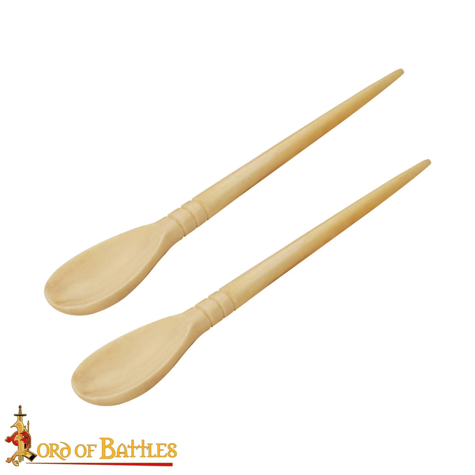 Cucharas Romanas Artesanales de Hueso - Juego de 2 - Hueso de Buey Auténtico de Origen Ético - Utensilios Históricos - Image 10