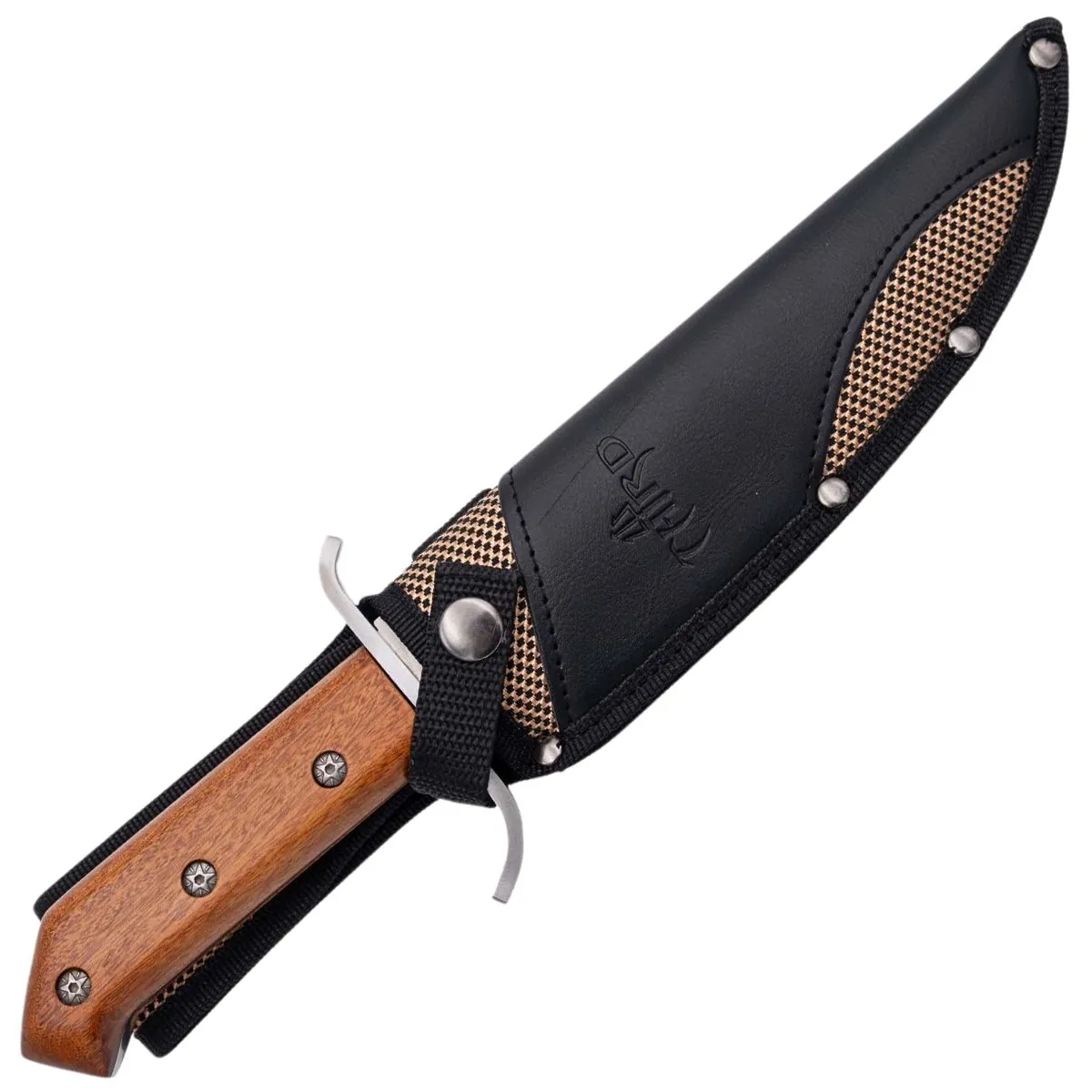Cuchillo Bowie de Caza Third Acero 440 – Hoja 20 cm, Negro o Satinado - Image 9