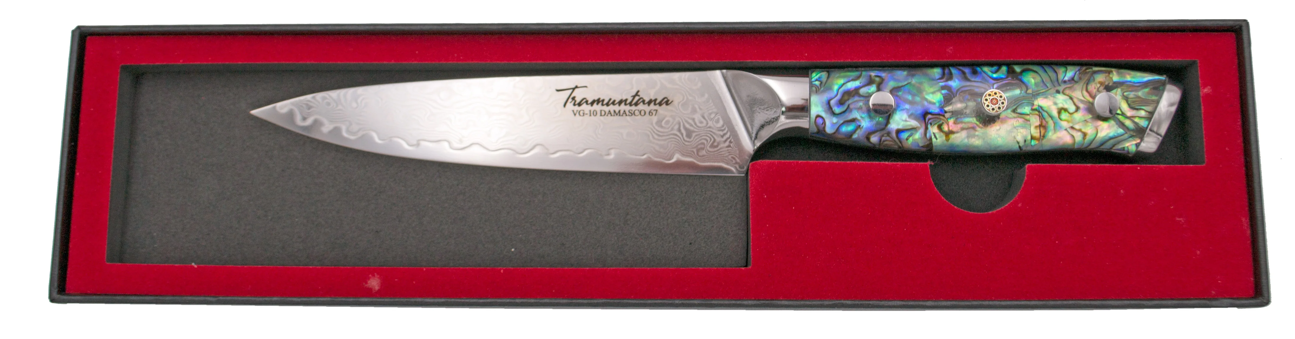 Cuchillo Cocina Tramuntana Utilitario Damasco Vg10 67 Capas 12,5 Cm - Image 3