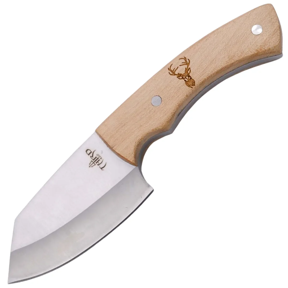 Cuchillo de Caza Third Acero 440 Satinado – Mango Pakkawood o Arce - Image 8