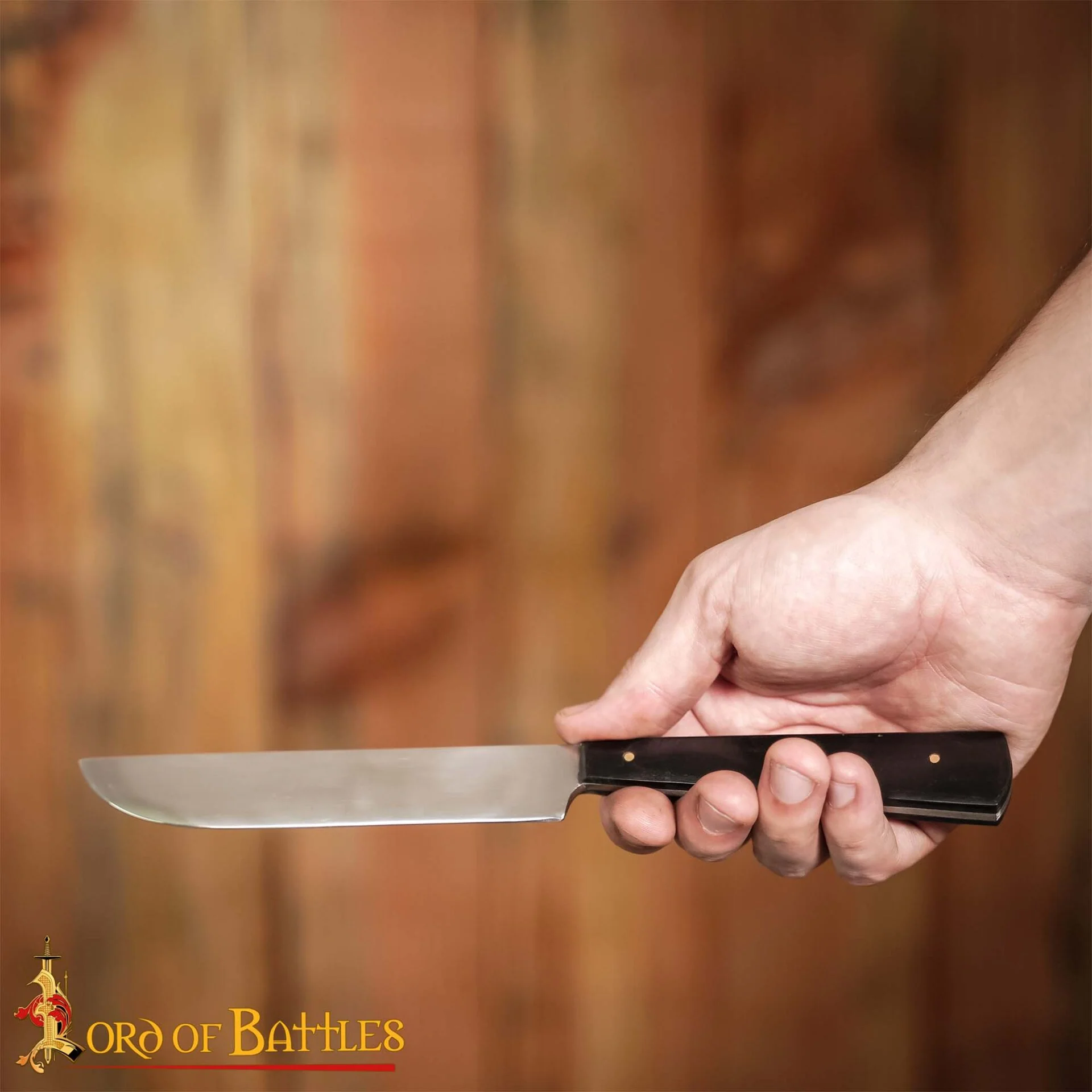 Cuchillo Medieval Artesanal - Acero y Cuerno de Buey - Image 8