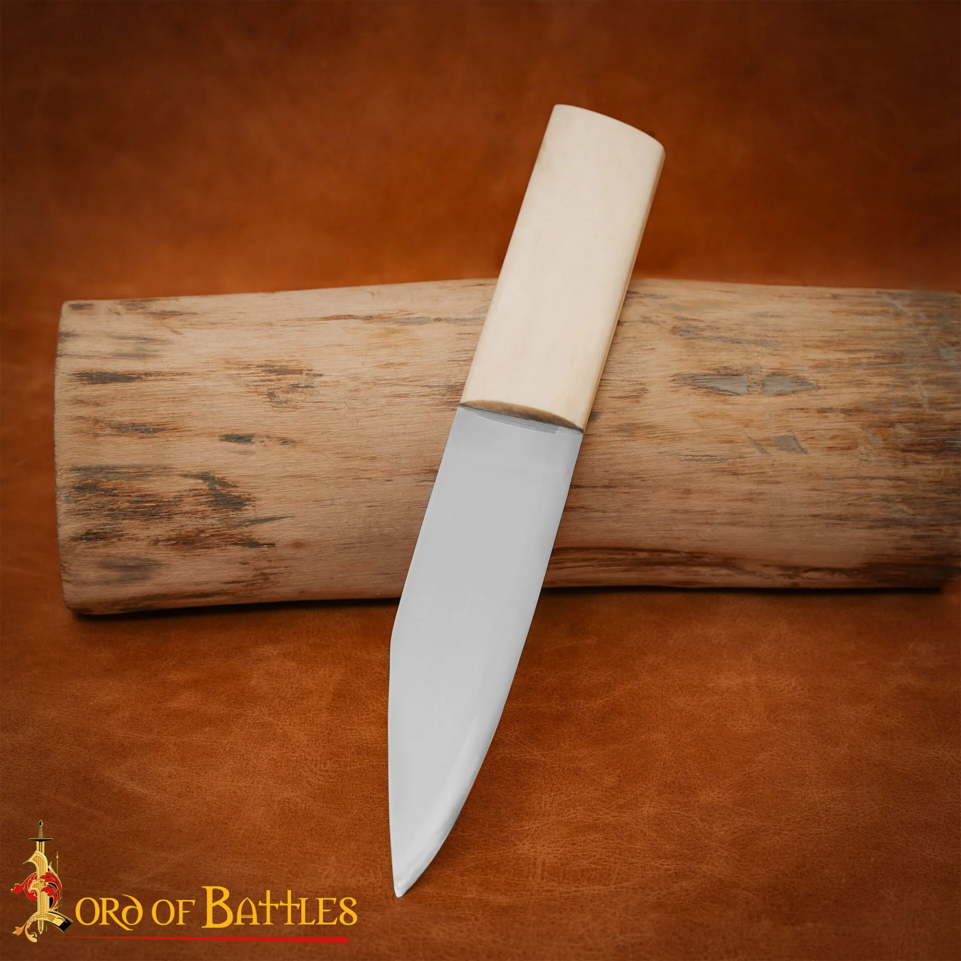 Cuchillo Medieval con Mango de Hueso Auténtico - Image 7