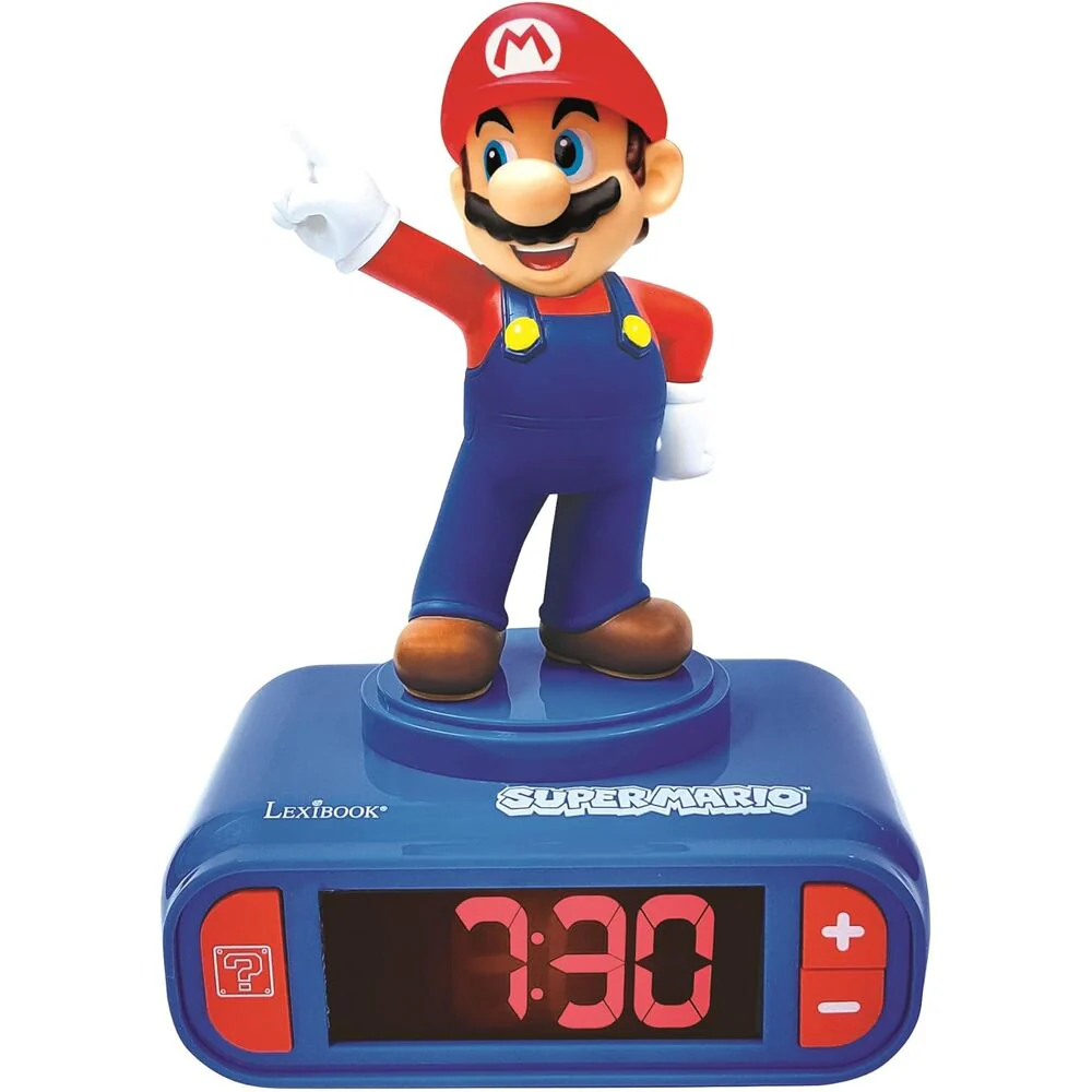 Despertador Digital Luz Nocturna Mario Super Mario Bros - Image 3