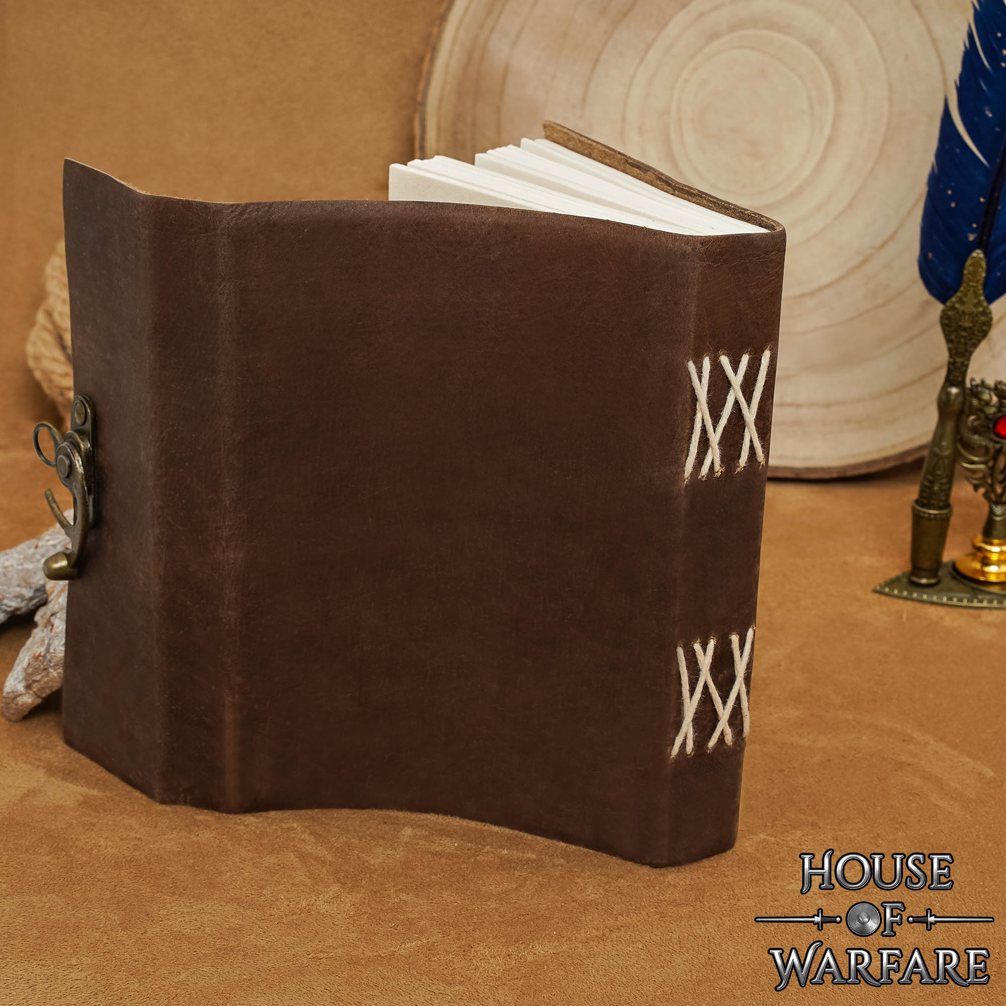 Diario Medieval de Cuero con Cerradura Diario Artesanal de Cuero Auténtico - Image 5