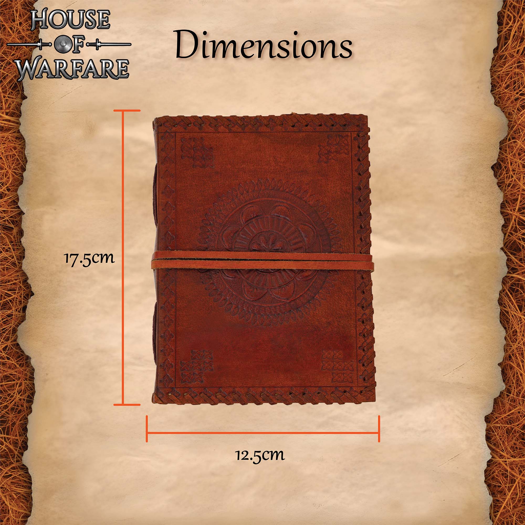 Diario Medieval de Cuero - Diario de Cuero Auténtico Hecho a Mano - Image 2