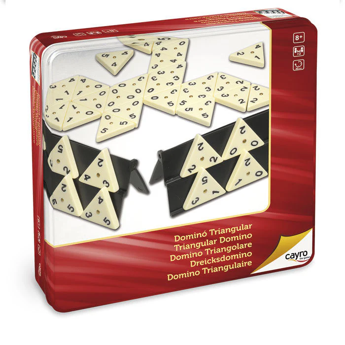 Domino Triangular Caja Metal