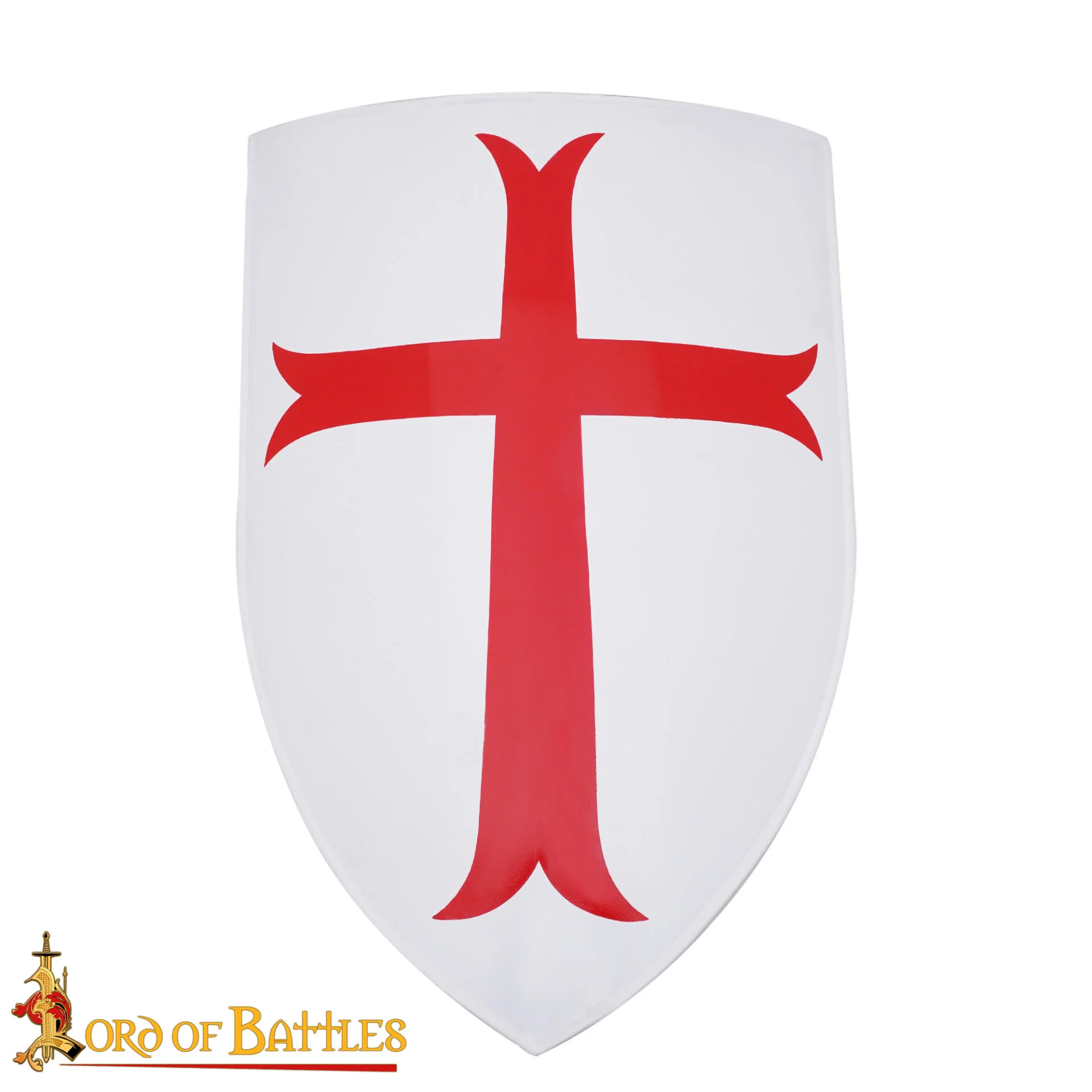 Escudo Medieval Cruzado de Acero