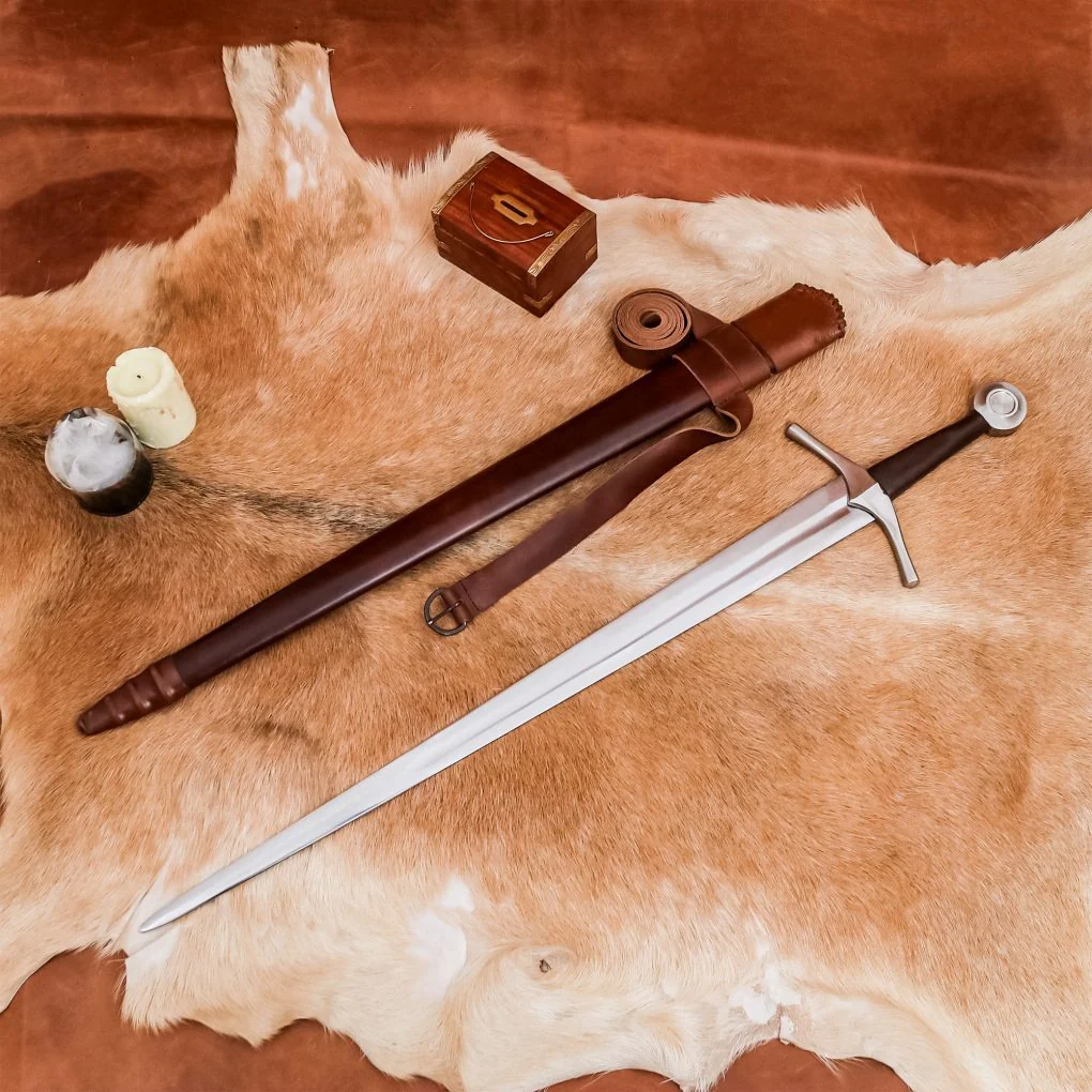 Espada Medieval Tipo XVI - Artesanal y con Vaina de Cuero - Image 11