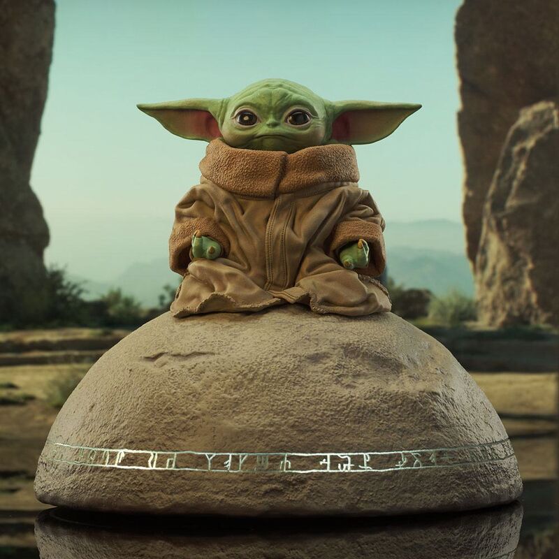 Estatua Milestones Grogu On Seeing Stone The Mandalorian Star Wars 20Cm - Image 4