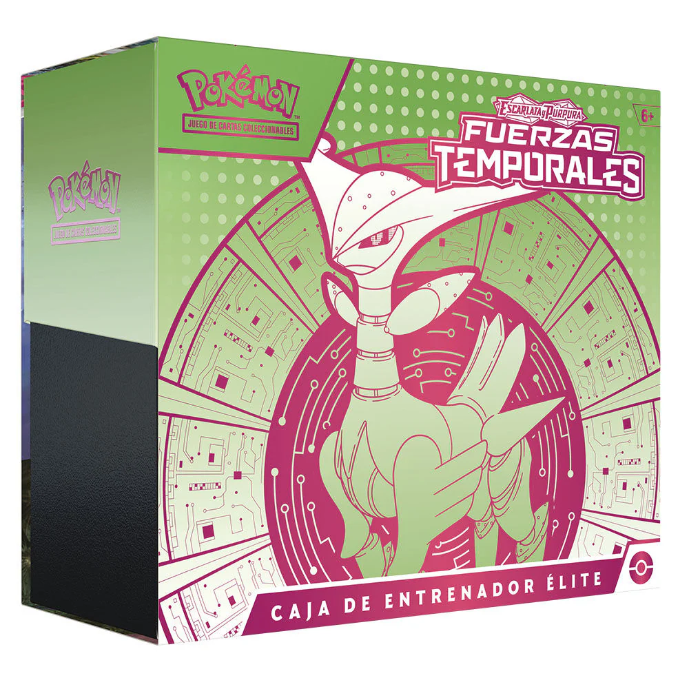 Estuche Surtido Juego Cartas Coleccionables Elite Fuerzas Temporales Escarlata Y Purpura Pokemon Español - Image 4