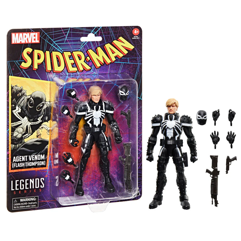 Figura Agent Venom Flash Thompson Spider-man Marvel 15Cm