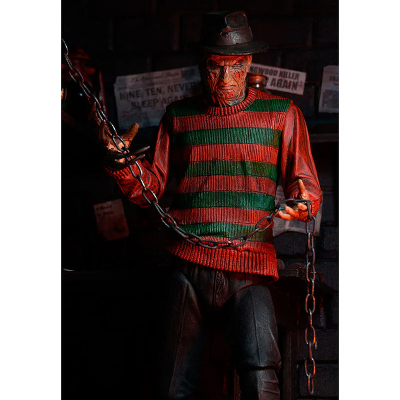 Figura Articulada Ultimate Freddy Krueger 30Th Anniversary Pesadilla En Elm Street 18Cm - Image 3