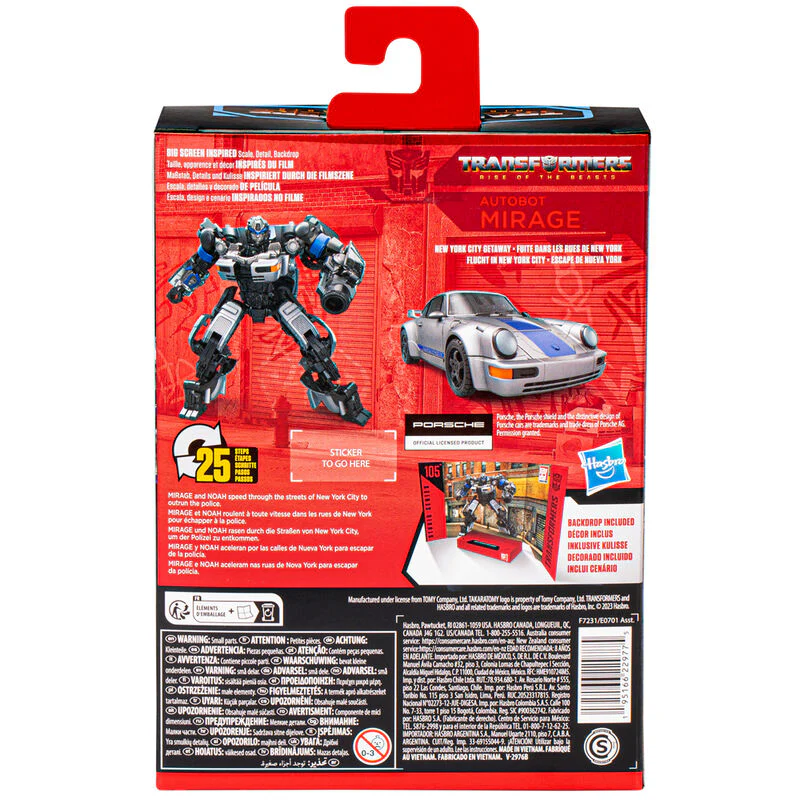 Figura Autobot Mirage Rise Of The Beasts Transformers 11Cm - Image 4