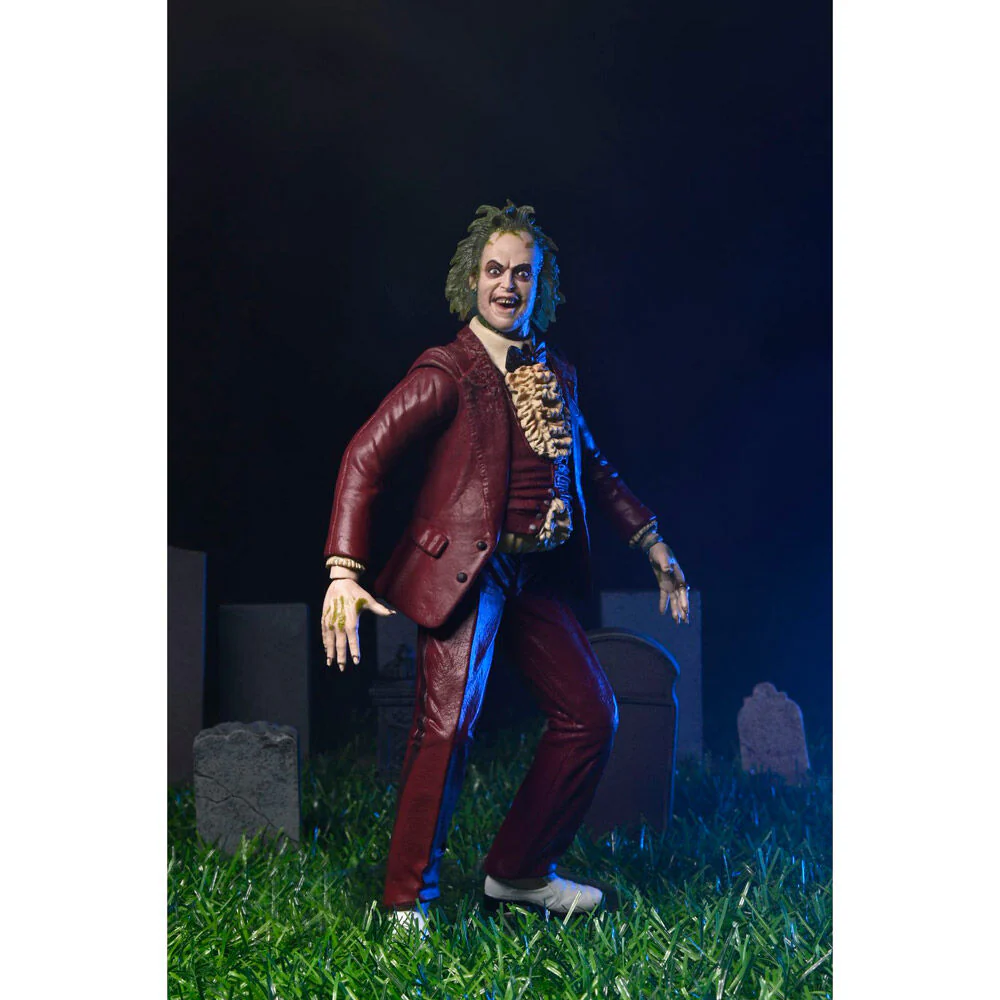 Figura Beetlejuice 1988 Red Tuxedo Beetlejuice 18Cm - Image 5