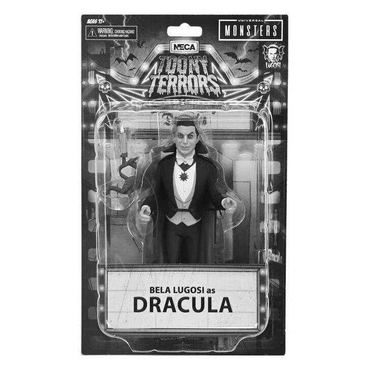 Figura Bela Lugosi As Dracula Black & White Toony Terrors Universal Monsters 15Cm - Image 5