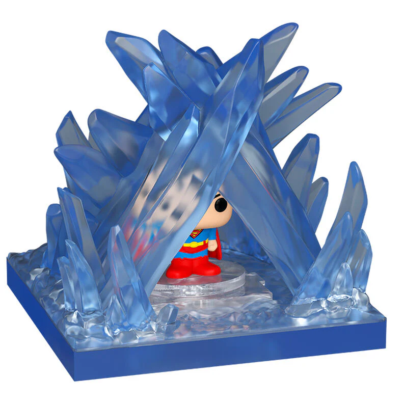 Figura Bitty Pop Town Dc Comics Superman Fortaleza De La Soledad