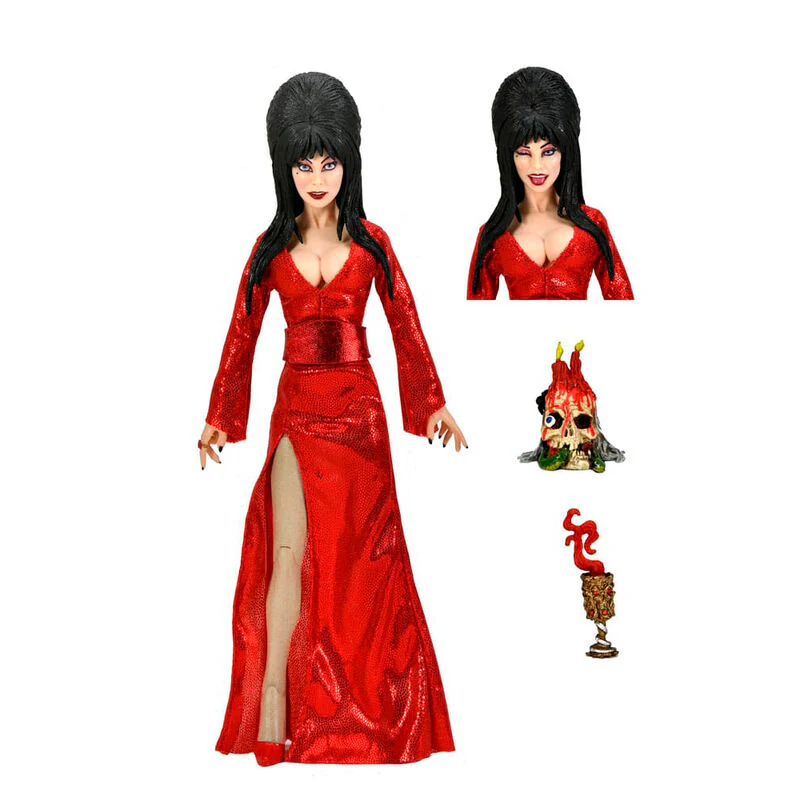 Figura Elvira Red Fright And Boo Mistress Of The Dark 20Cm