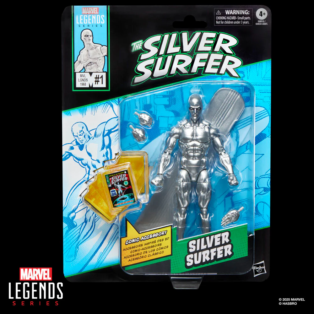 Figura Estela Plateada The Silver Surfer Marvel Legends Series 15Cm - Image 4