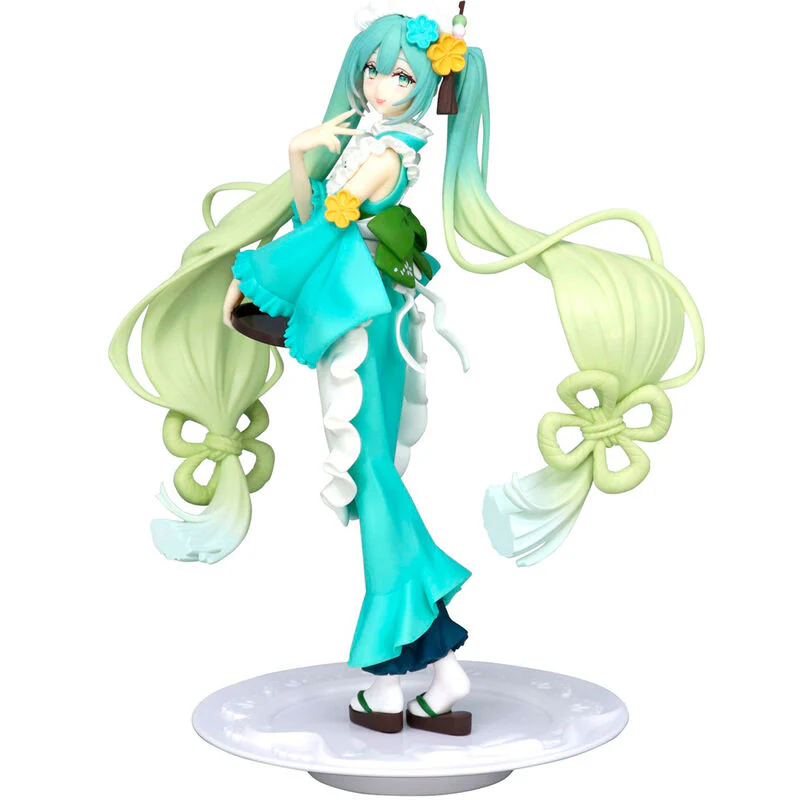 Figura Hatsune Miku Matcha Green Tea Parfait Mint Hatsune Miku 21Cm