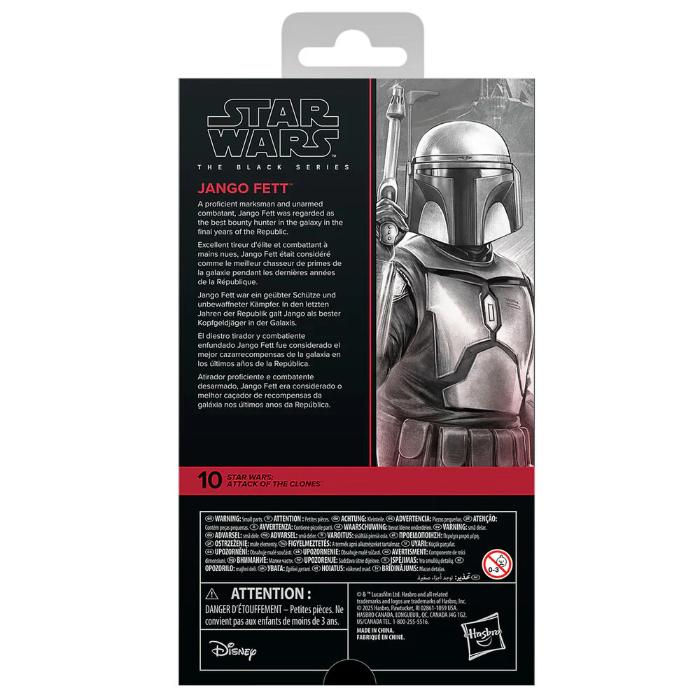 Figura Jango Fett Star Wars: El Ataque De Los Clones 15Cm - Image 10