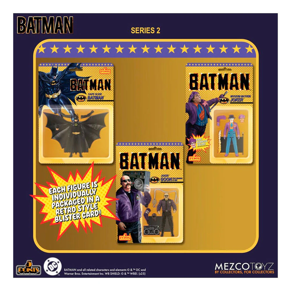 Figura Joker Goon Two Batman 1989 Series 2 Dc Comics 9,5Cm - Image 5