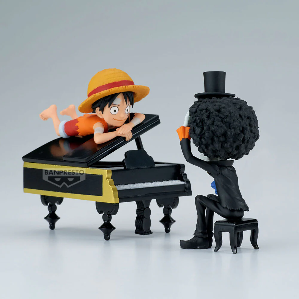 Figura Luffy & Brook Word Collectable Stories One Piece 8Cm - Image 3