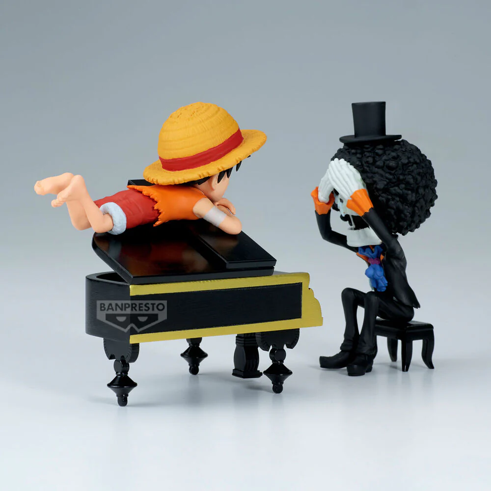 Figura Luffy & Brook Word Collectable Stories One Piece 8Cm - Image 4