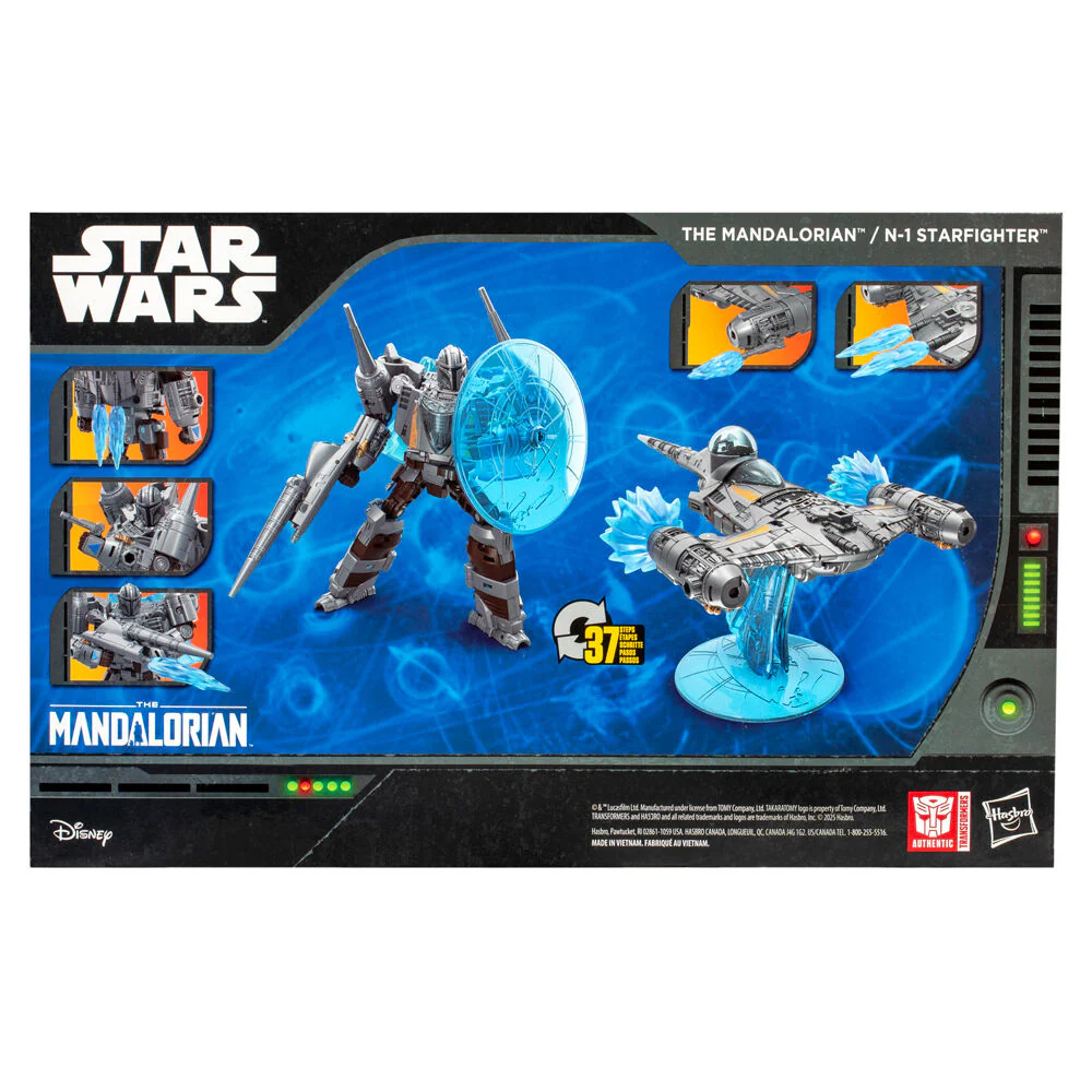 Figura N-1 Starfighter The Mandalorian Star Wars Transformers 19Cm - Image 10