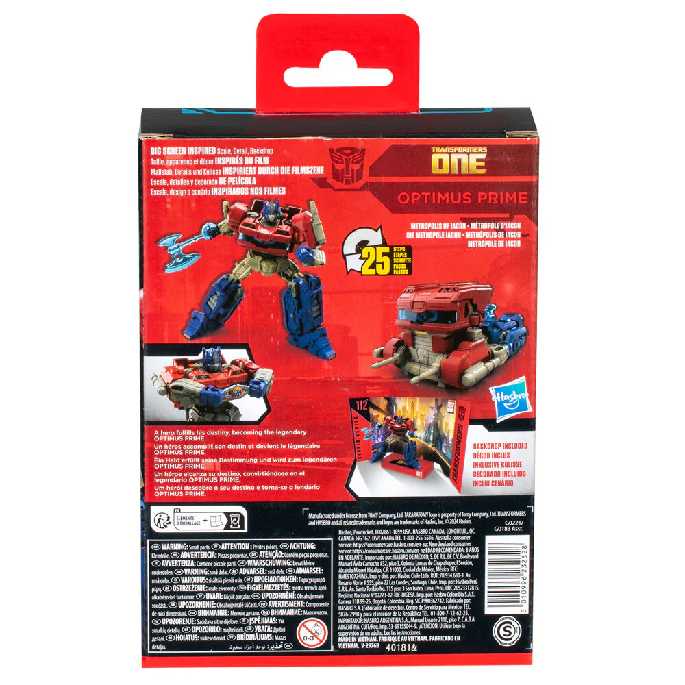 Figura Optimus Prime Deluxe Class Studio Series Transformers 11Cm - Image 4