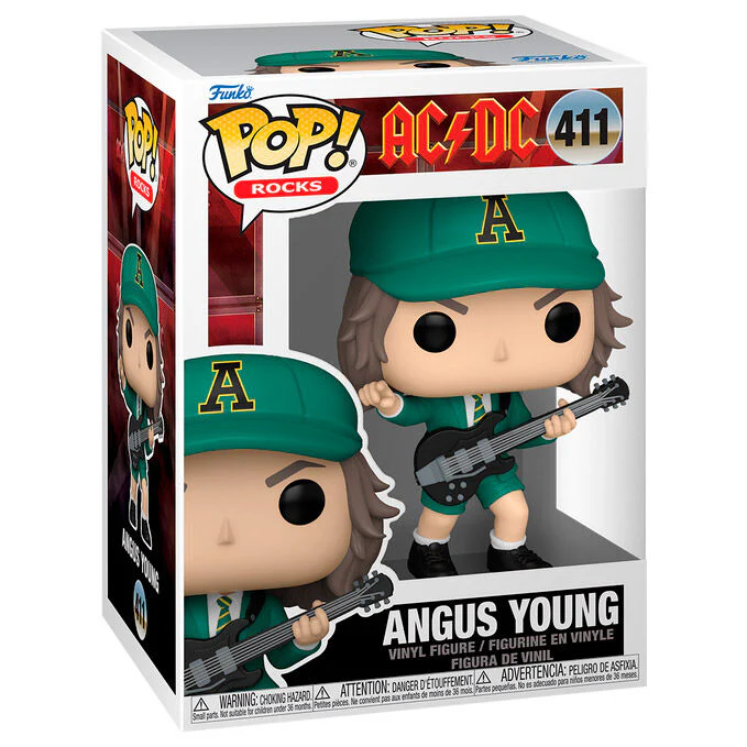 Figura Pop Ac/dc Angus Young Green