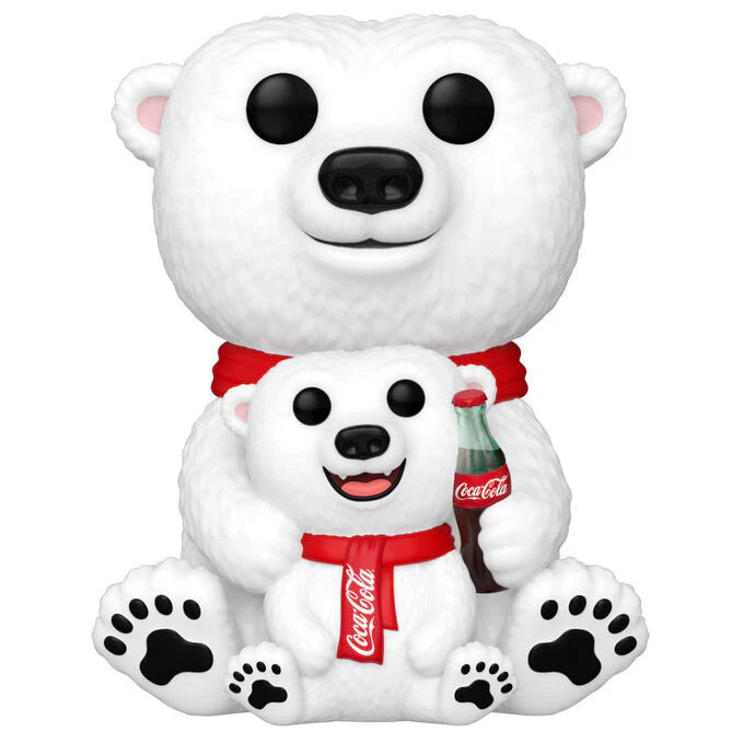 Figura Pop Coca -Cola Polar Bear With Cub - Image 2