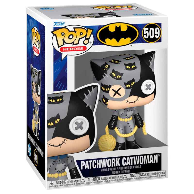 Figura Pop Dc Comics Patchwork Catwoman
