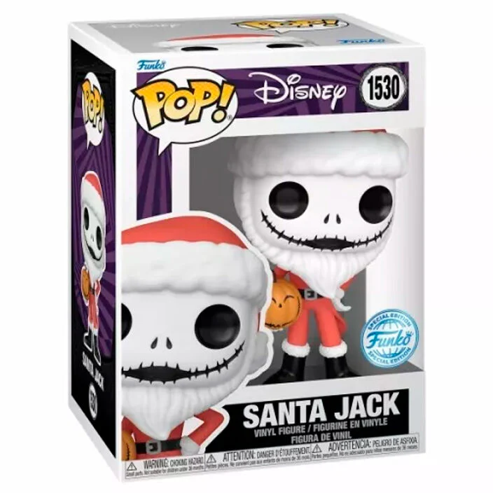 Figura Pop Disney Pesadilla Antes De Navidad Santa Jack Exclusive - Image 2
