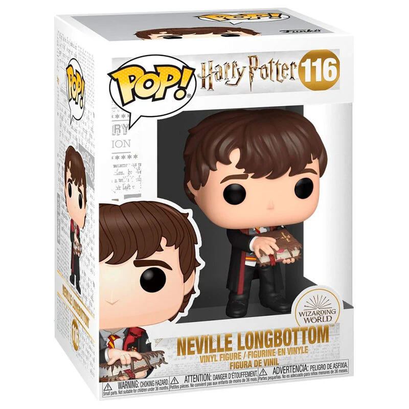 Figura Pop Harry Potter Neville With Monster Book - Image 2