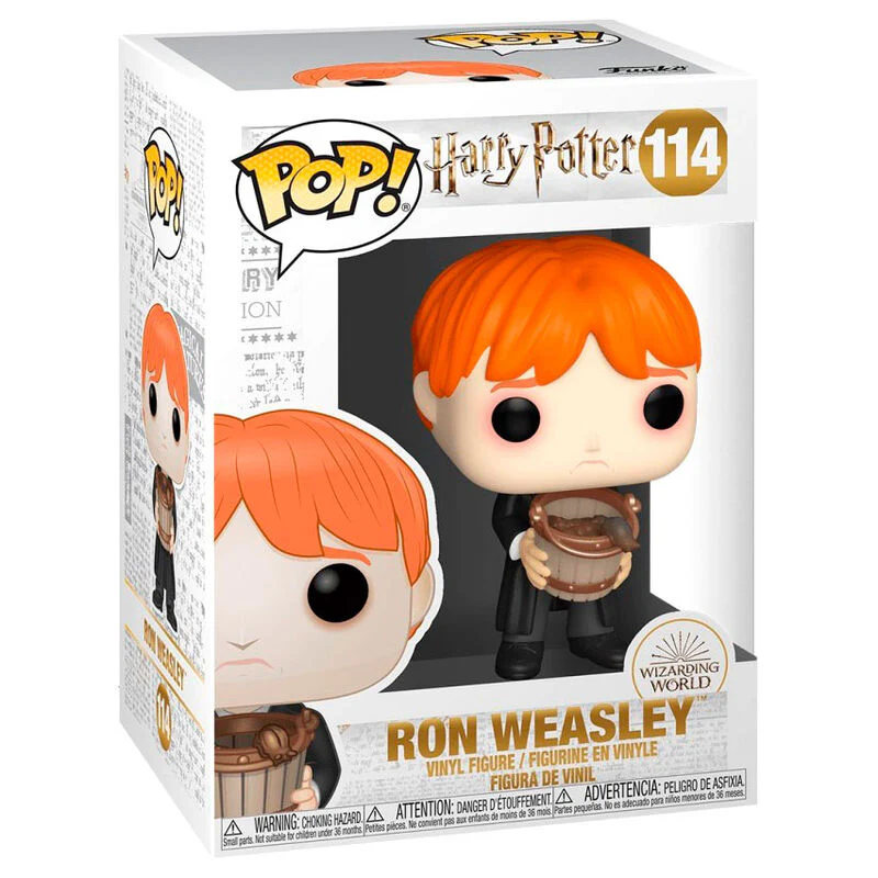 Figura Pop Harry Potter Ron Puking Slugs With Bucket - Image 2