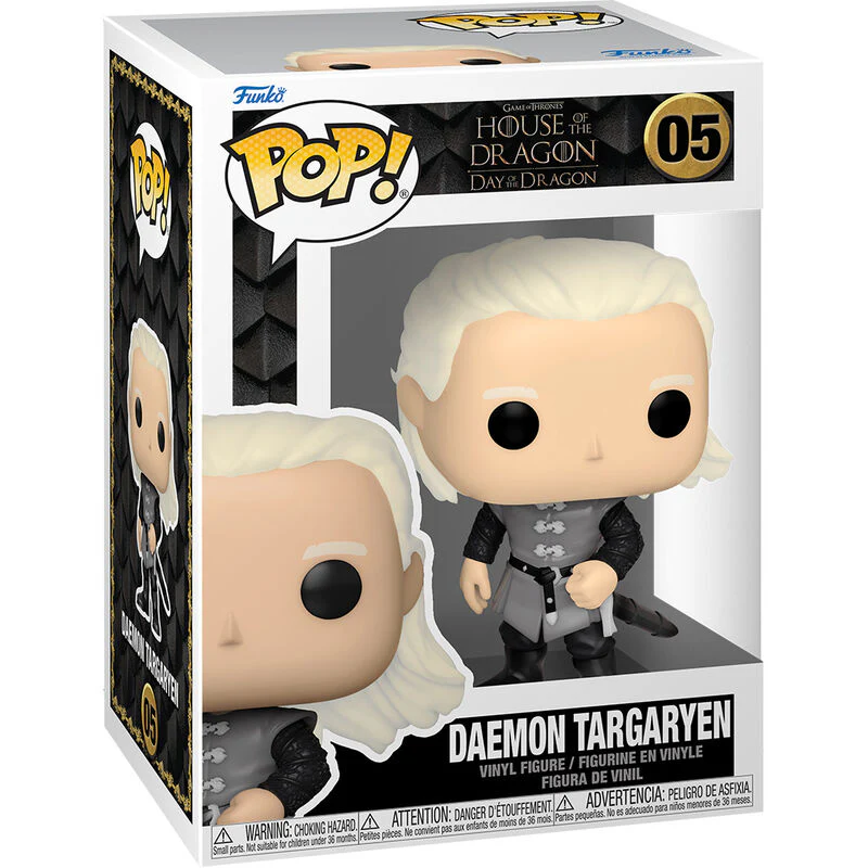 Figura Pop Juego De Tronos La Casa Del Dragon Daemon Targaryen - Image 3