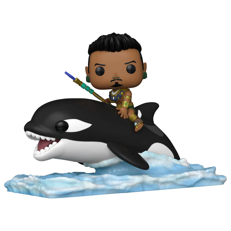 Figura Pop Marvel Black Panther Wakanda Forever Namor With Orca - Image 3