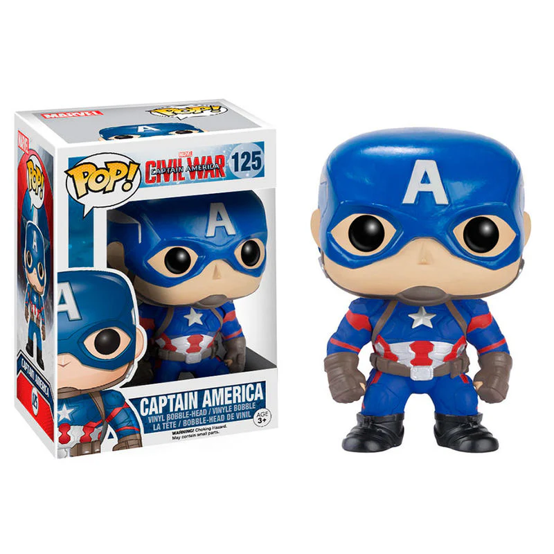 Figura Pop Marvel Civil War Capitan America
