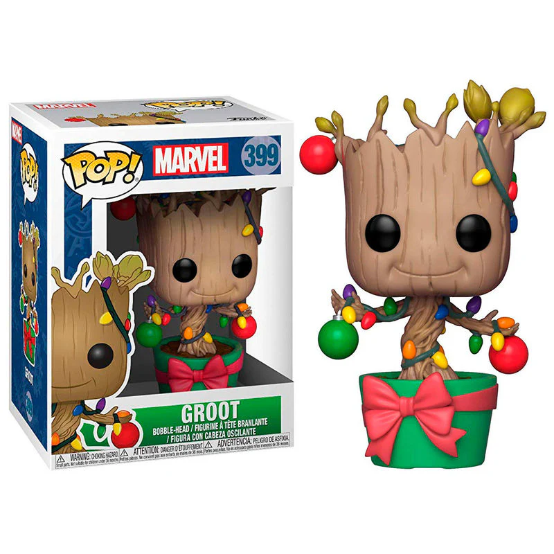 Figura Pop Marvel Holiday Groot With Lights & Ornaments - Image 2