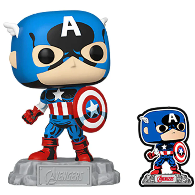 Figura Pop Marvel Los Vengadores Avengers Captain America Exclusive - Image 2