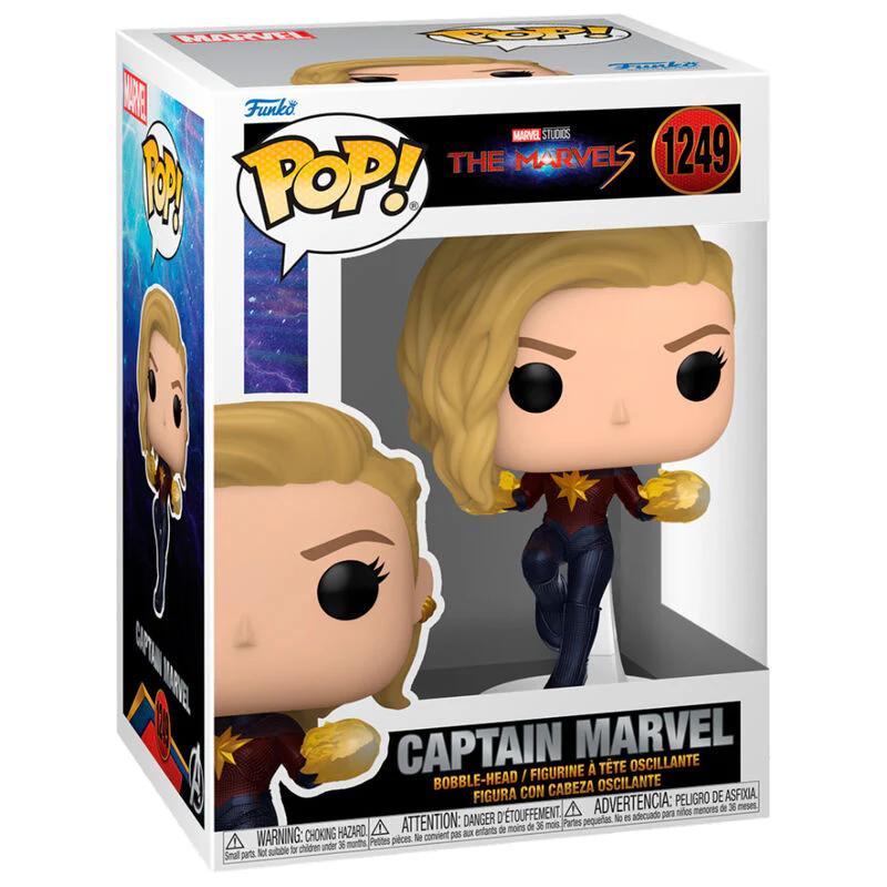Figura Pop Marvel The Marvels Captain Marvel - Image 2
