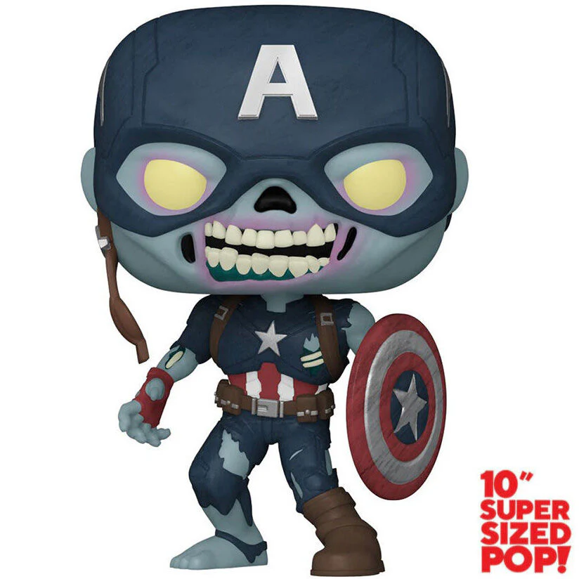 Figura Pop Marvel What If Zombie Captain America Exclusive 25Cm - Image 3