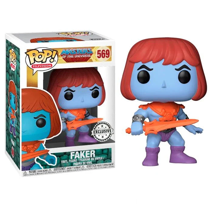 Figura Pop Masters Of The Universe Faker Exclusive