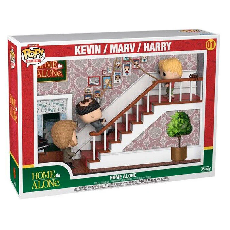 Figura Pop Moments Deluxe Home Alone Staircase Exclusive