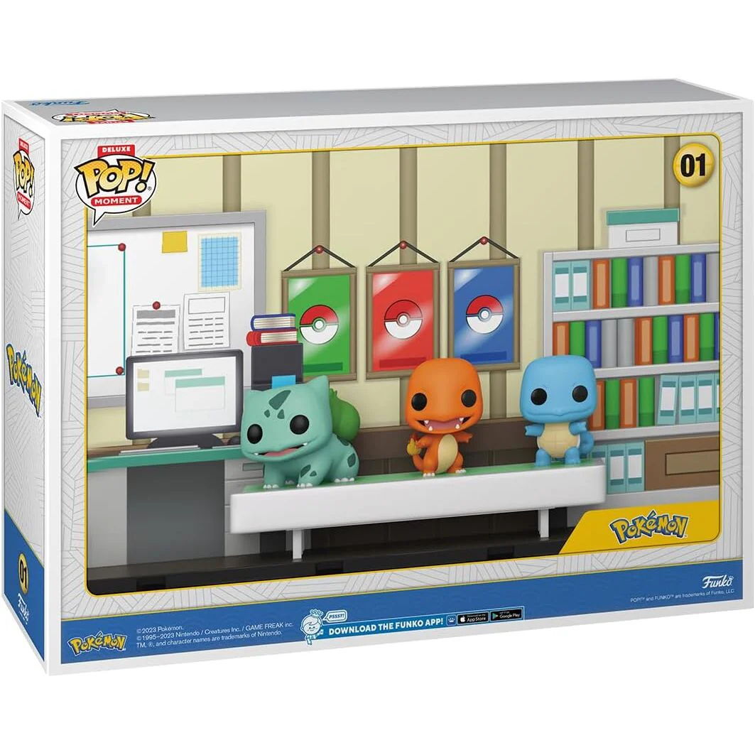 Figura Pop Moments Deluxe Pokemon 1996 Bulbasaur Charmander Squirtle - Image 3