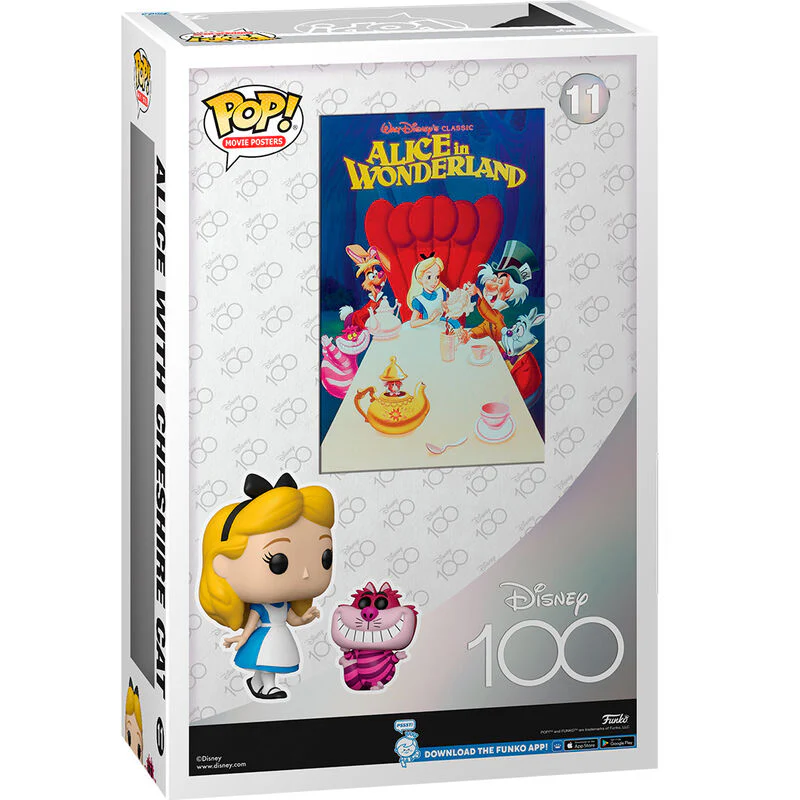 Figura Pop Movie Poster Disney 100Th Anniversary Alicia En El Pais De Las Maravillas - Image 3